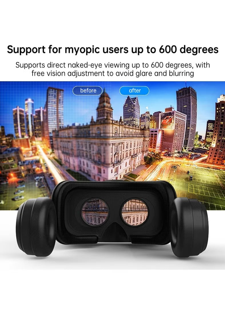 نظارة الواقع الافتراضي ثلاثية الأبعاد (VR 3D Headset) للهواتف الذكية