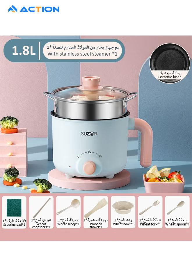 قدر كهربائي مع طبق بخار – طبخ صحي وشهي في آن واحد